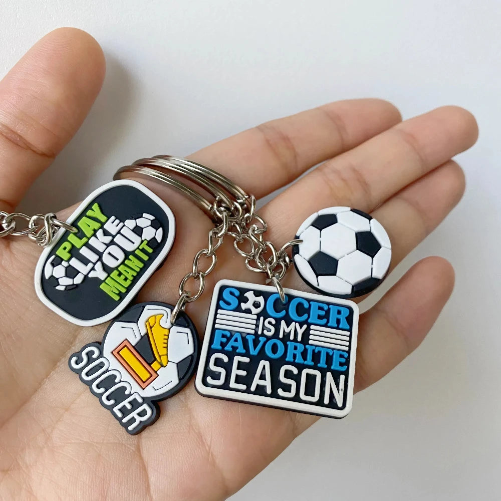 10Pcs Soccer Keychains – World Cup 2026 Team Supporter Party Pack
