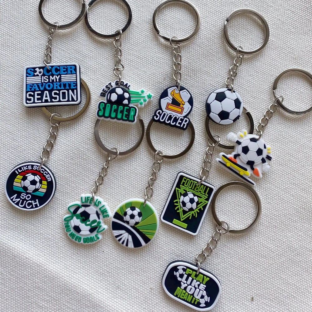 10Pcs Soccer Keychains – World Cup 2026 Team Supporter Party Pack