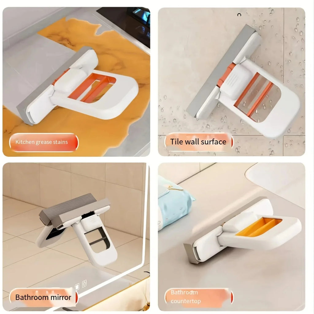 SqueezeMop Pro – Self-Squeezing Mini Handheld Sponge Mop