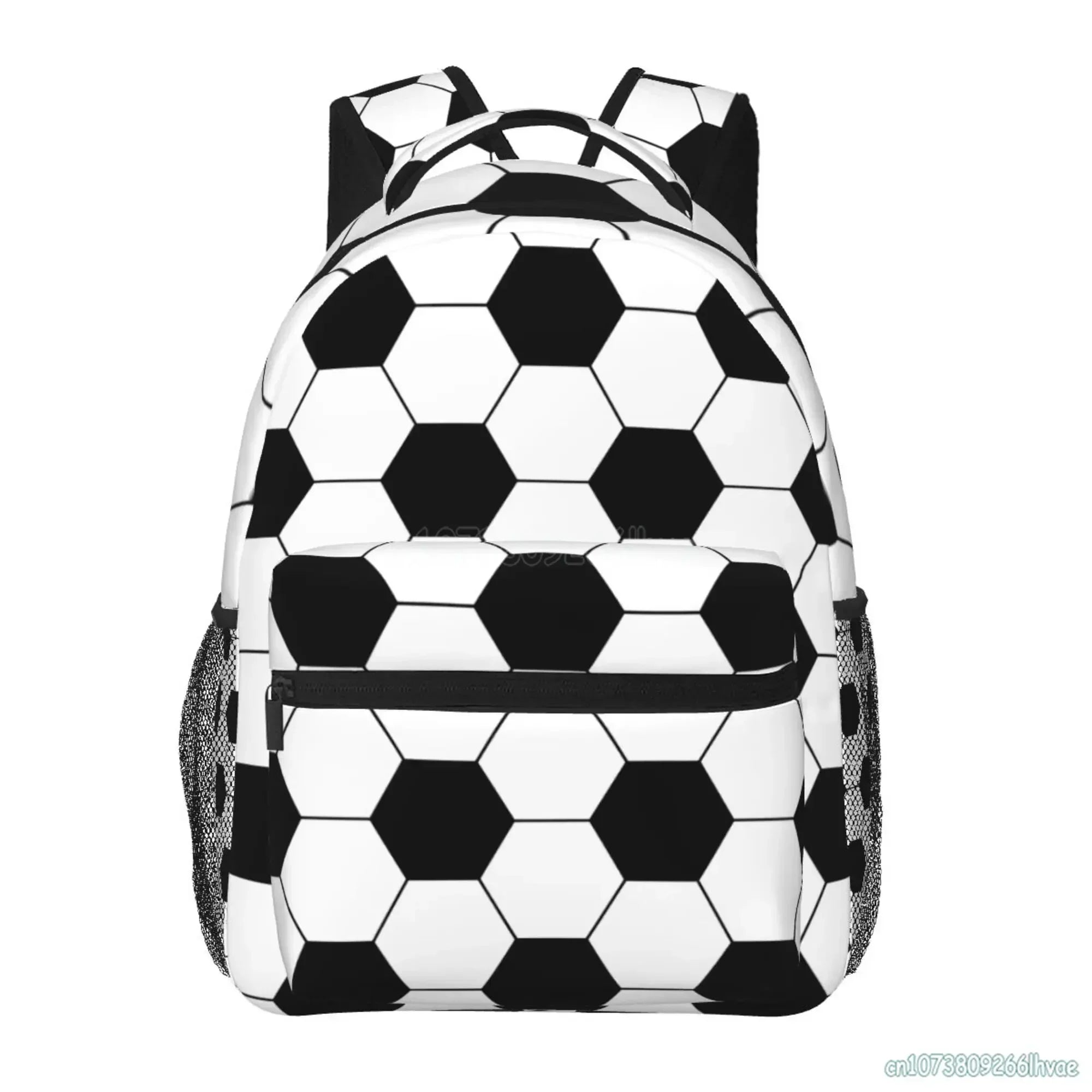 Soccer Pattern Backpack – World Cup 2026 Football Travel & School Bag