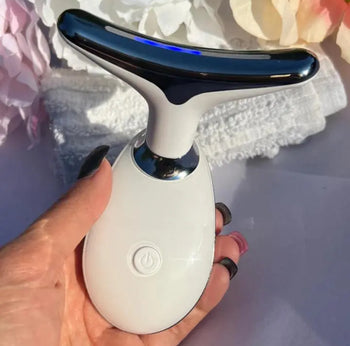 Microcurrent Facial Massager – 7-Color LED Skin Firming Device